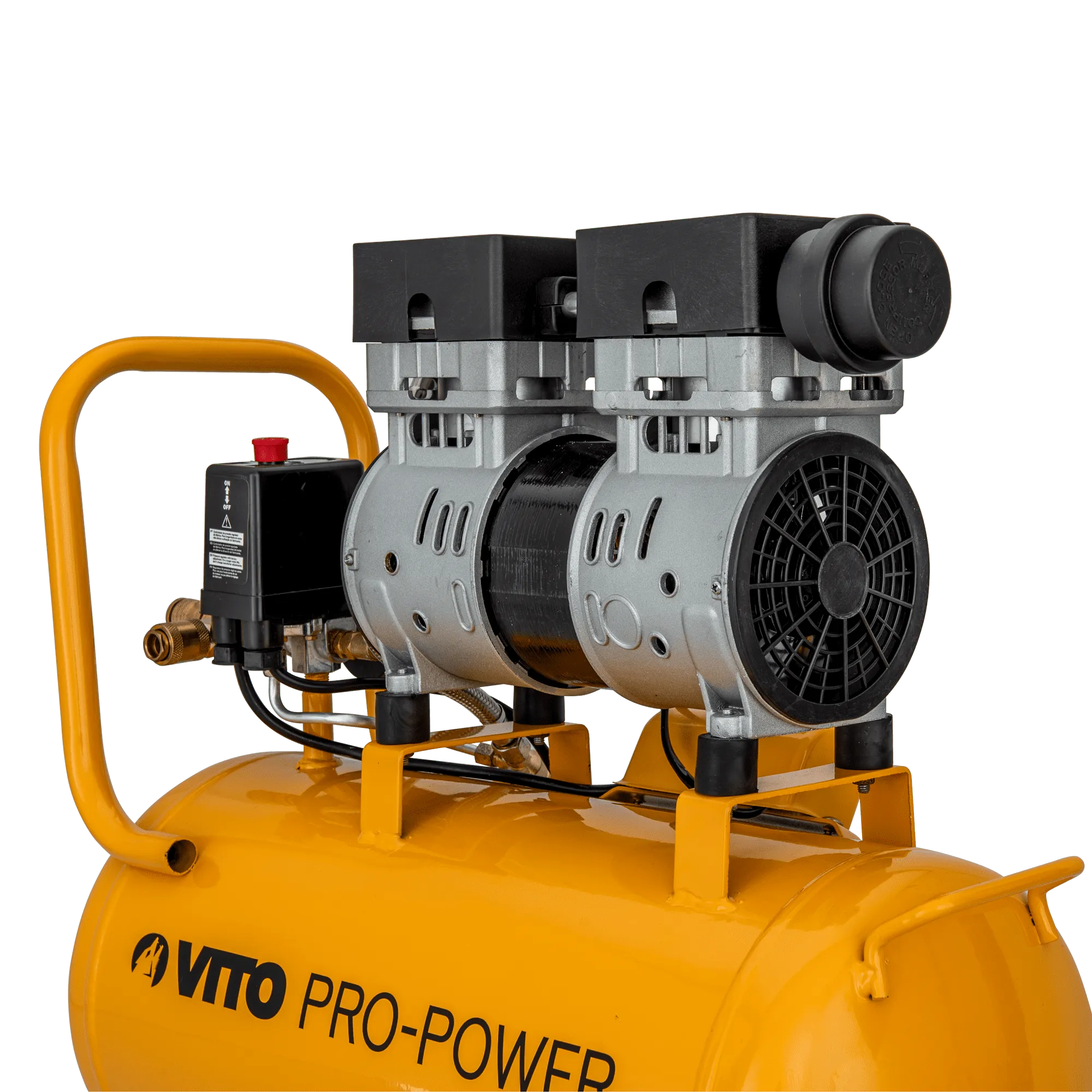 5. COMPRESSOR SEM ÓLEO SILENCIOSO 24L 8 BAR 1.0HP