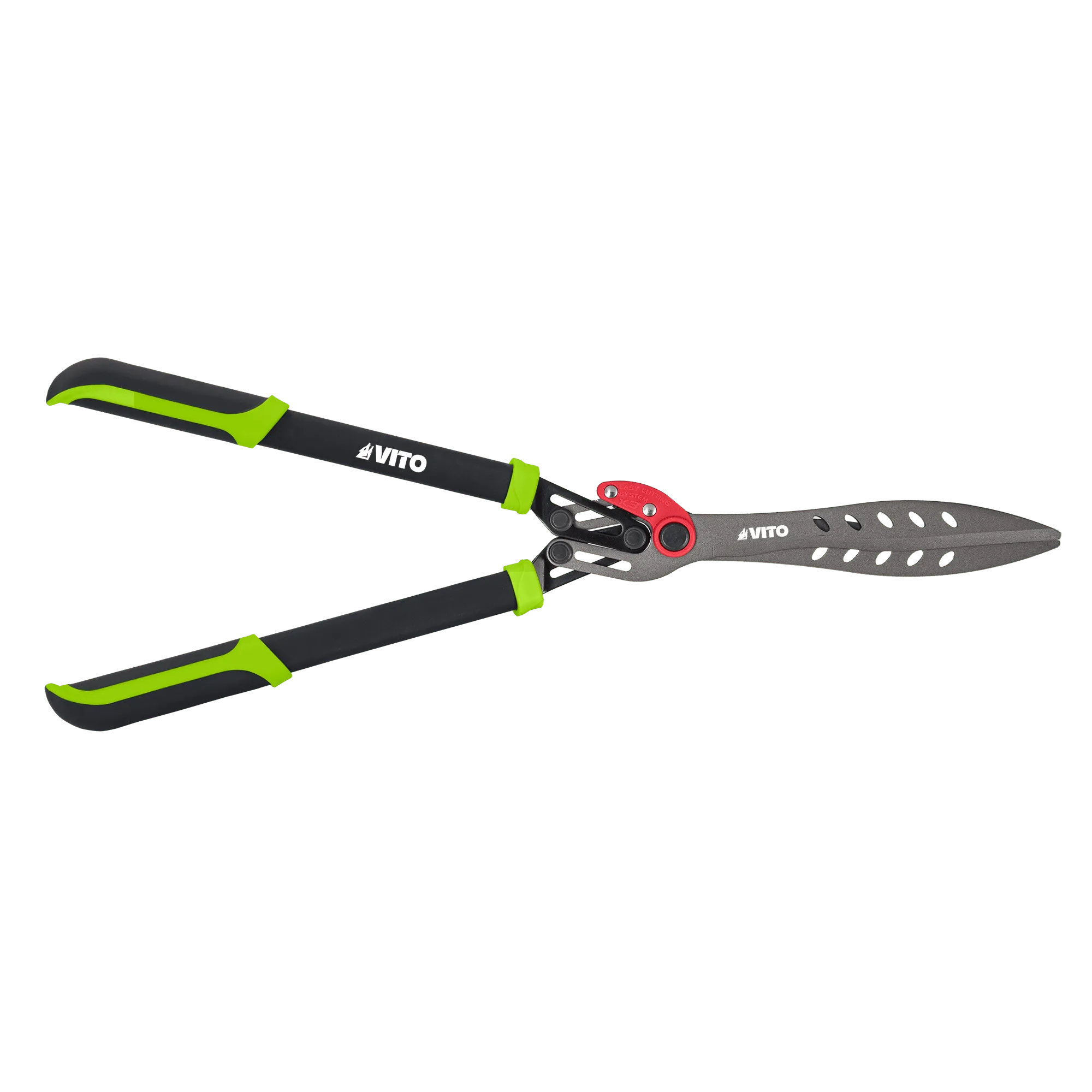 1. CISAILLE À HAIE AVEC LEVIER DÉMULTIPLICATEUR ET MANCHE BI-MATIÈRE 275MM
